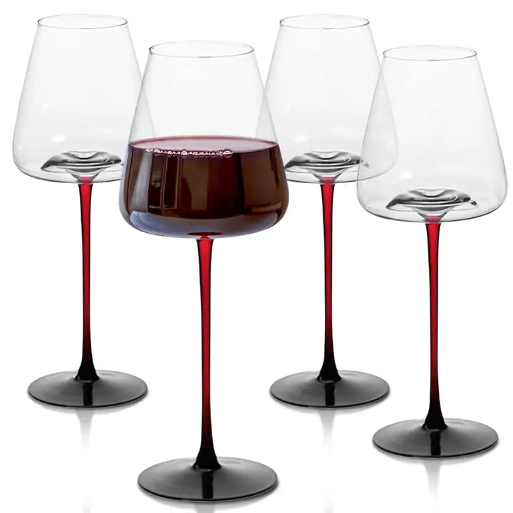 Large Concave Wine Glasses - 16oz (1pc) 4 Piece Set