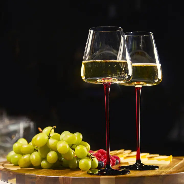 Large Concave Wine Glasses - 16oz (1pc) 4 Piece Set